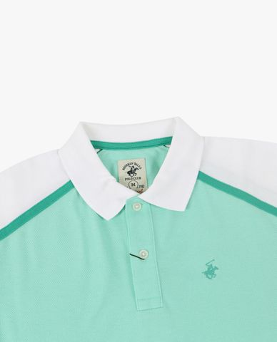  BEVERLY HILLS POLO CLUB - Áo polo nam tay ngắn phối màu hiện đại 
