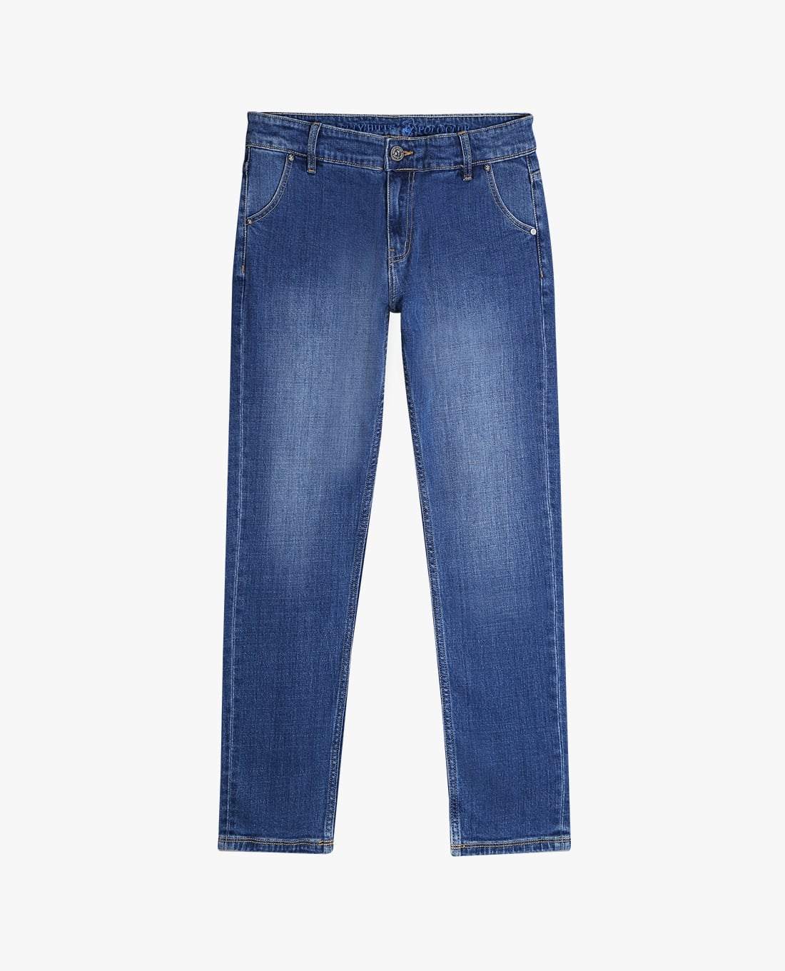 BEVERLY HILLS POLO CLUB - Quần jeans nam ống đứng wash bạc thời trang