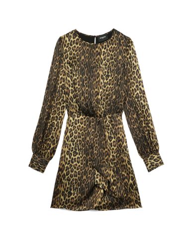  THE KOOPLES - Đầm mini họa tiết da báo The Leo 