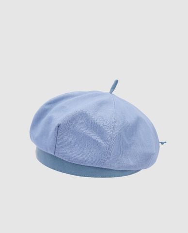  URBAN REVIVO - Nón beret unisex denim hiện đại 