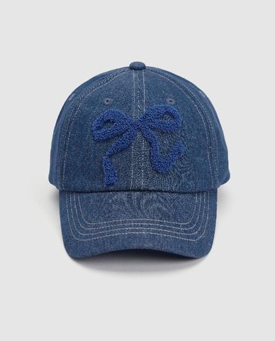  URBAN REVIVO - Nón bóng chày nữ phối họa tiết nơ nổi bật 