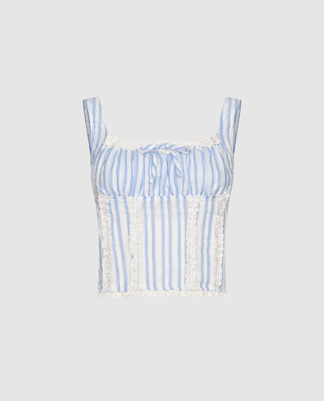 URBAN REVIVO - Áo hai dây nữ Striped Cami