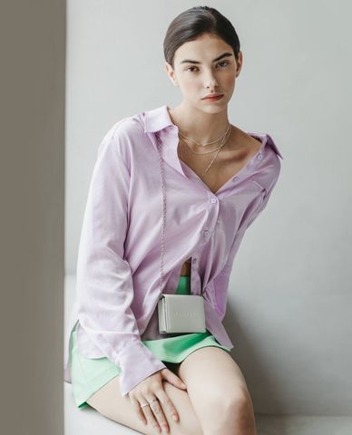  Marhen.J - Túi đeo chéo nữ mini nắp gập Monroe 