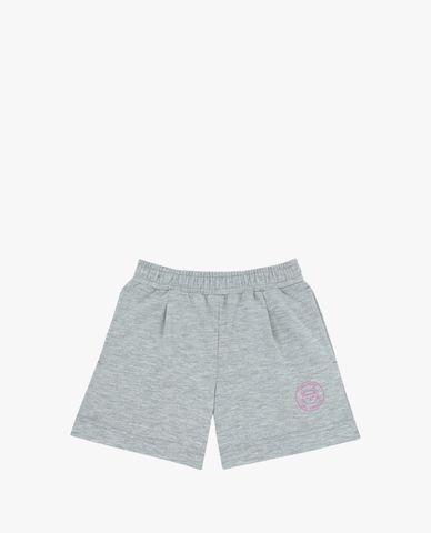  SKECHERS - Quần shorts bé gái lưng thun họa tiết dễ thương 