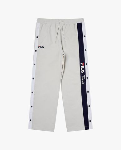  FILA - Quần dài nữ ống rộng lưng thun Heritage Loose Fit 