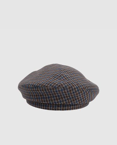  URBAN REVIVO - Nón beret nữ Retro Plaid 