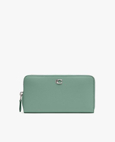  COACH - Ví nữ dáng dài chữ nhật phối logo tinh tế Accordion 