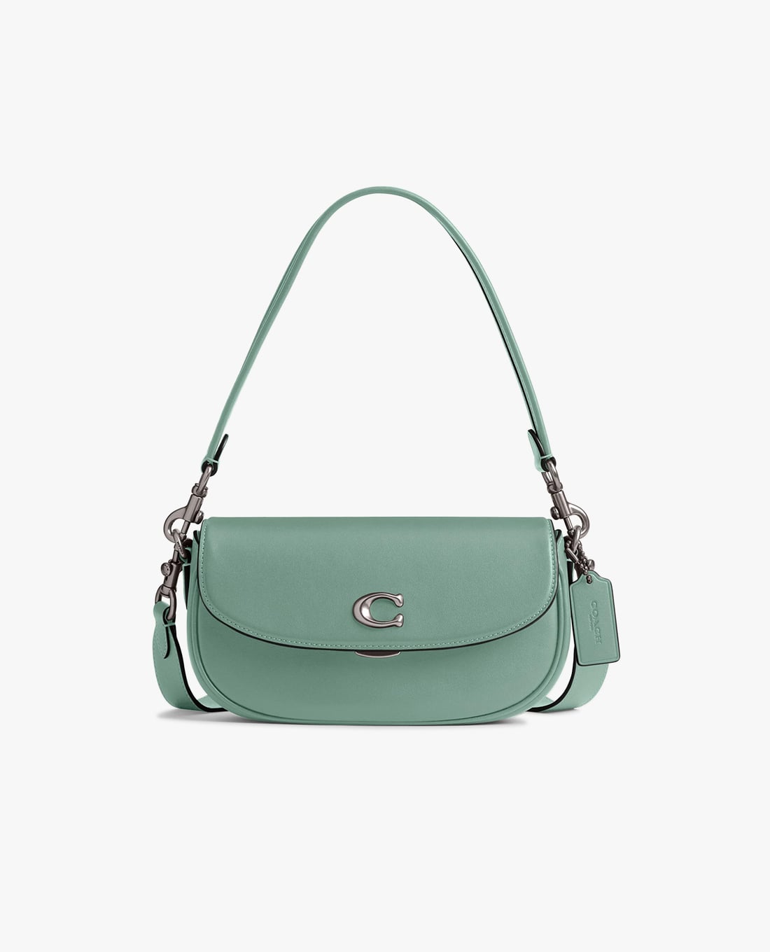 COACH - Túi đeo vai nữ nắp gập Emmy Saddle 23