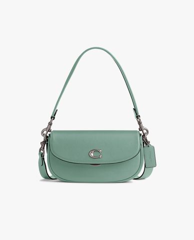  COACH - Túi đeo vai nữ nắp gập Emmy Saddle 23 