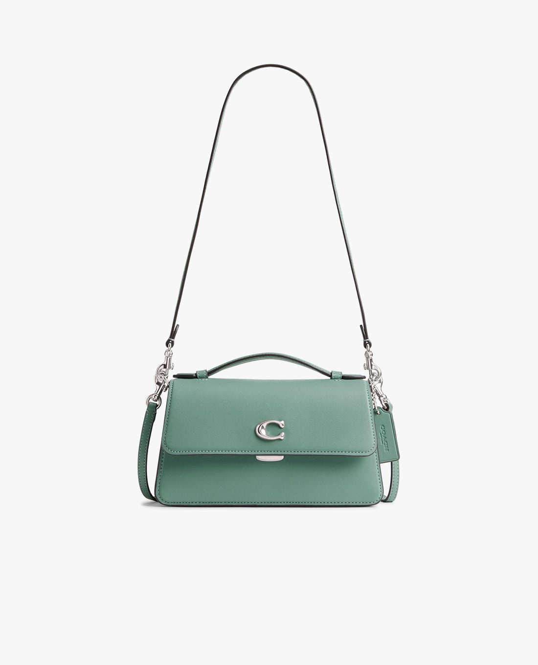 COACH - Túi đeo vai nữ phom chữ nhật nắp gập Juno