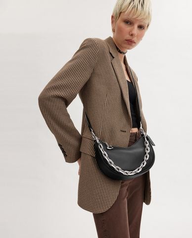  COACH - Túi đeo vai nữ hình bán nguyệt Mira 