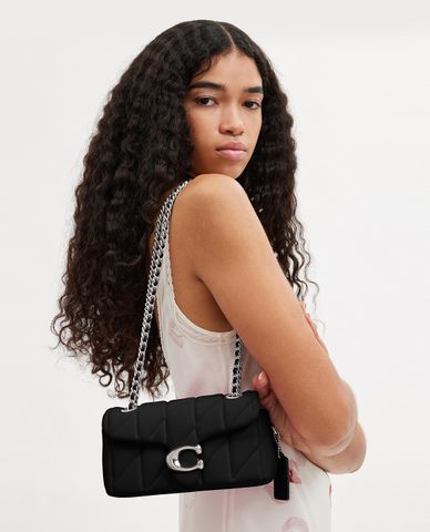  COACH - Túi đeo chéo nữ phom chữ nhật nắp gập Tabby 20 