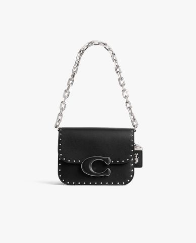  COACH - Túi đeo vai nữ chữ nhật Idol Rivet 