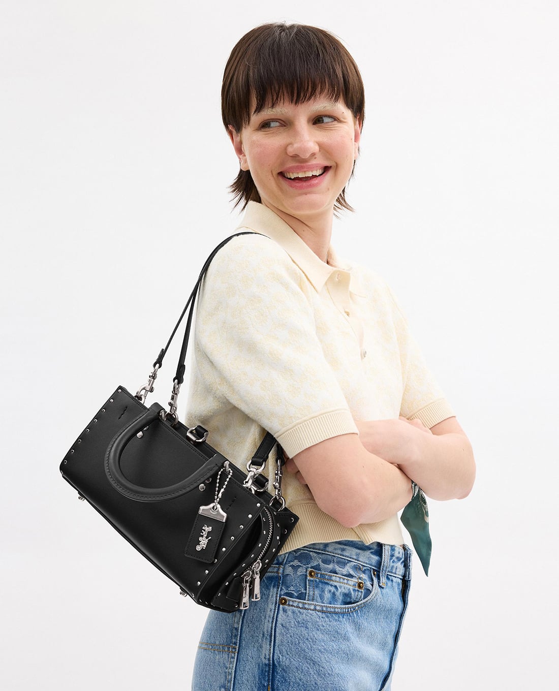 COACH - Túi xách nữ phom chữ nhật Rogue