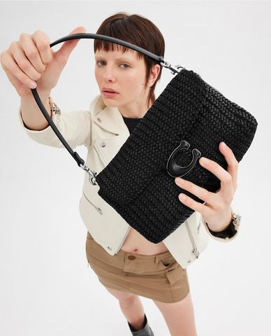  COACH - Túi đeo vai nữ phom chữ nhật Soft Tabby 