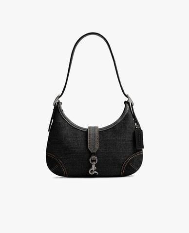  COACH - Túi đeo vai nữ hình bán nguyệt Hamptons 
