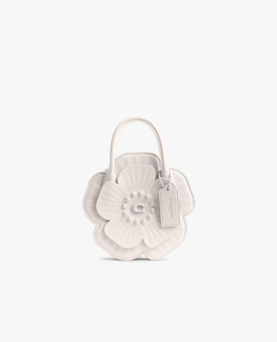  COACH - Túi đeo chéo nữ hoạ tiết hoa hồng Tea Rose 