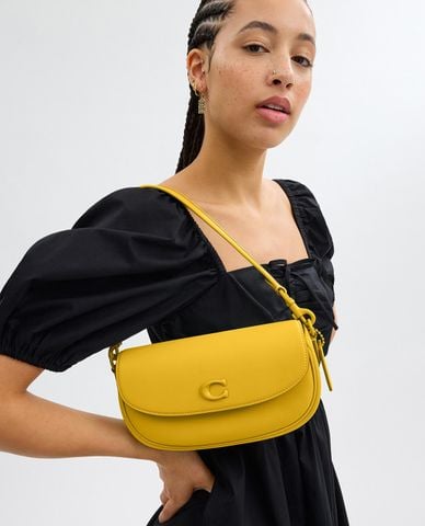  COACH - Túi đeo vai nữ nắp gập Emmy Saddle 