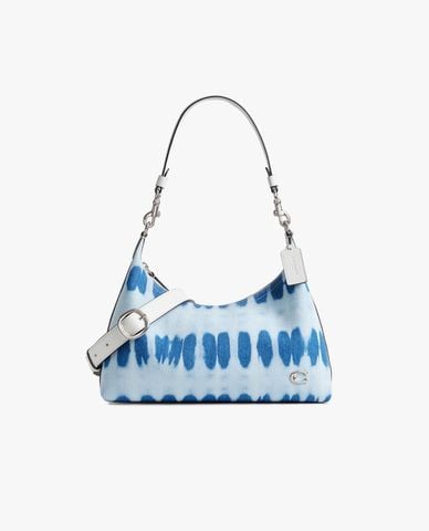  COACH - Túi đeo vai nữ phom chữ nhật hoạ tiết tie-dye Juliet 