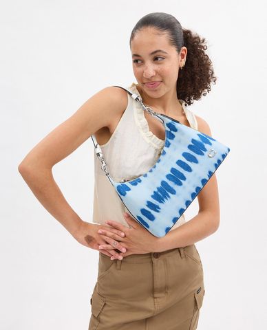  COACH - Túi đeo vai nữ phom chữ nhật hoạ tiết tie-dye Juliet 