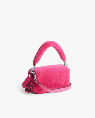  COACH - Túi đeo vai nữ nắp gập The Lil Nas x Drop Tabby 18 In Shearling 