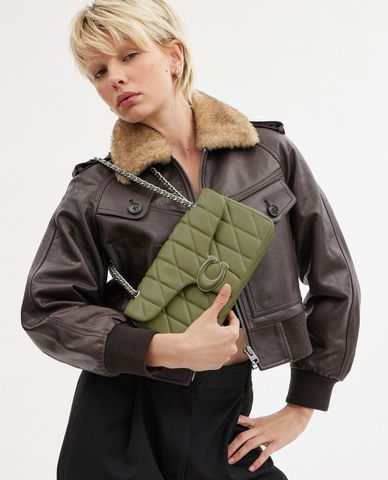  COACH - Túi đeo chéo nữ phom chữ nhật Tabby 26 With Quilting 