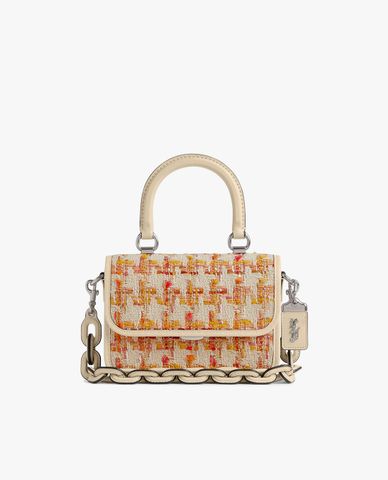  COACH - Túi xách nữ phom chữ nhật nắp gập thời trang 