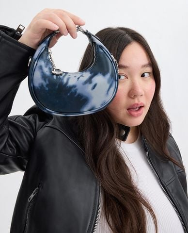  COACH - Túi xách nữ phom bán nguyệt phối hoạ tiết tie-dye Jonie 