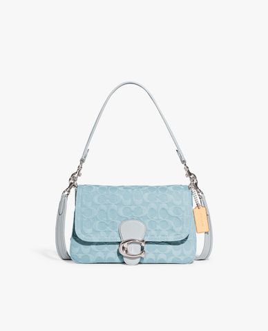 COACH - Túi đeo vai nữ chữ nhật Soft Tabby In Signature Denim 