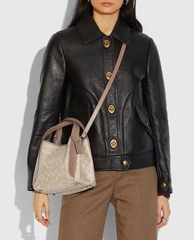  COACH - Túi đeo vai nữ quai đôi Hadley Hobo 21 