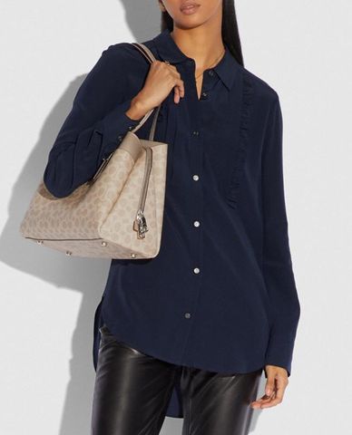  COACH - Túi đeo vai nữ hình thang Lora Carryall 