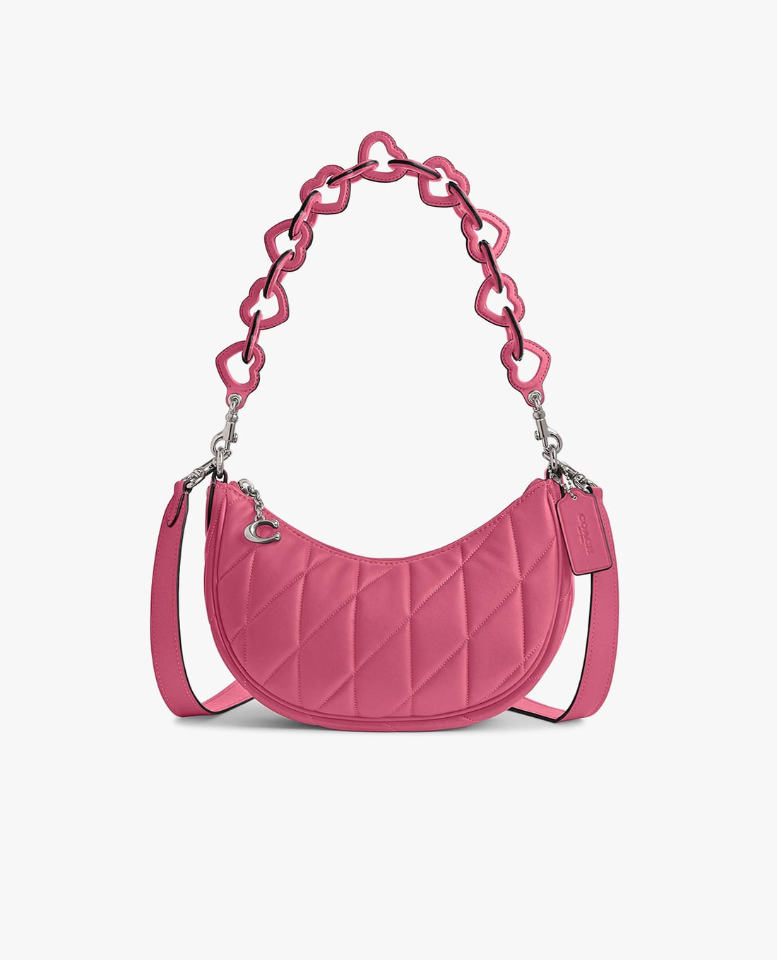 COACH - Túi đeo vai nữ phom bán nguyệt Mira Pillow Quilting