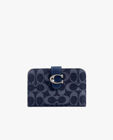  COACH - Ví nữ dáng ngắn Tabby In Signature Denim 