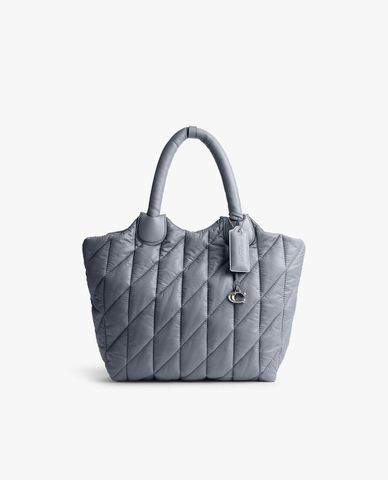  COACH - Túi tote nữ dáng chữ nhật chần bông thời thượng Iris 