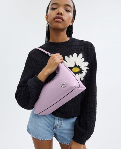  COACH - Túi đeo vai nữ phom chữ nhật phối quai thắt Juliet 