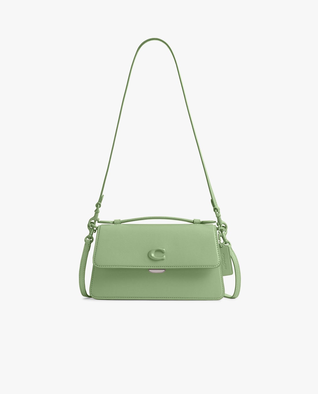 COACH - Túi đeo vai nữ phom chữ nhật nắp gập Juno