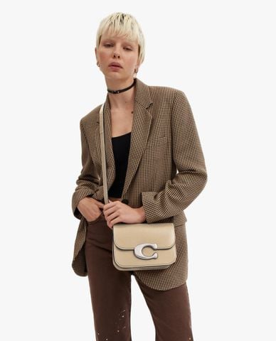  COACH - Túi đeo vai nữ nắp gập Idol 