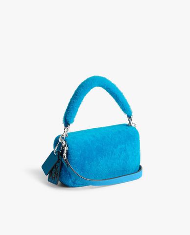  COACH - Túi đeo vai nữ nắp gập The Lil Nas x Drop Tabby 18 In Shearling 