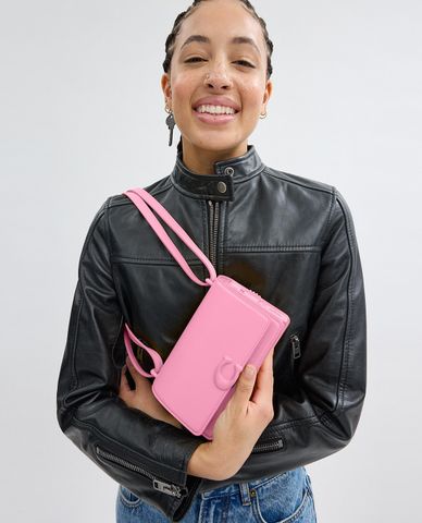  COACH - Túi đeo vai nữ phom chữ nhật nắp gập Bandit 