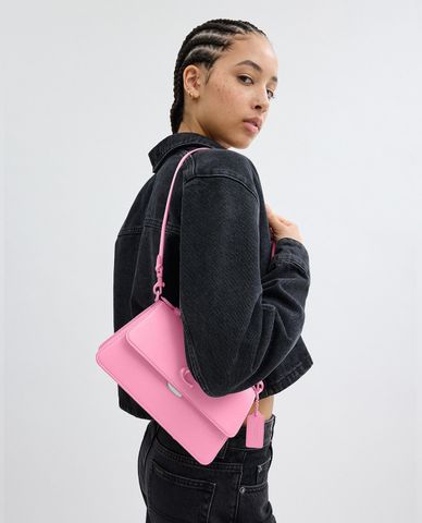  COACH - Túi đeo vai nữ phom chữ nhật nắp gập Juno 