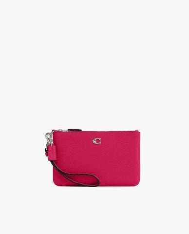  COACH - Clutch nữ khóa kéo kim loại thời trang 