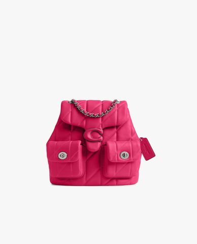  COACH - Balo nữ nắp gập phối logo Tabby With Quilting 