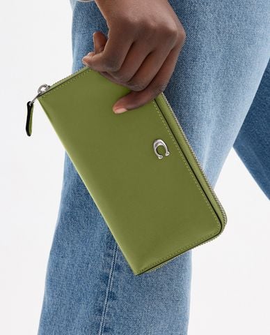  COACH - Clutch nữ phom chữ nhật Accordion 