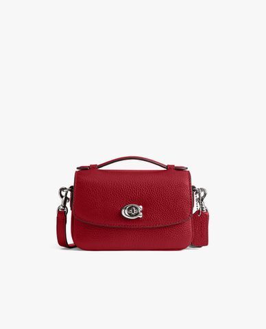  COACH - Túi đeo chéo nữ phom chữ nhật nắp gập Cassie 17 