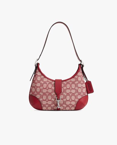  COACH - Túi đeo vai nữ phom bán nguyệt Hamptons 