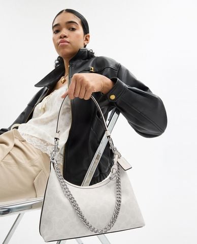  COACH - Túi đeo vai nữ phom hình thang Juliet 25 
