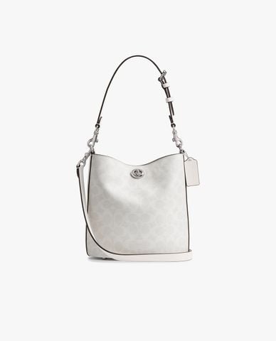  COACH - Túi đeo vai nữ phom hình trụ Willow Soft 