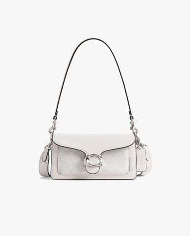  COACH - Túi đeo vai nữ phom chữ nhật Tabby 20 In Signature Canvas 