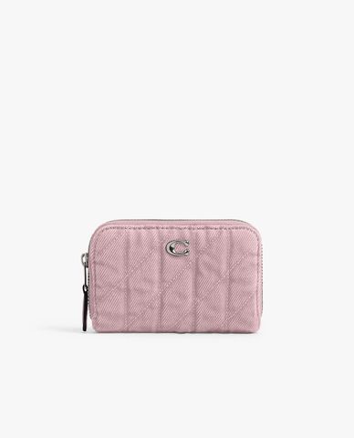  COACH - Ví nữ dáng ngắn Quilted Contrast Denim 