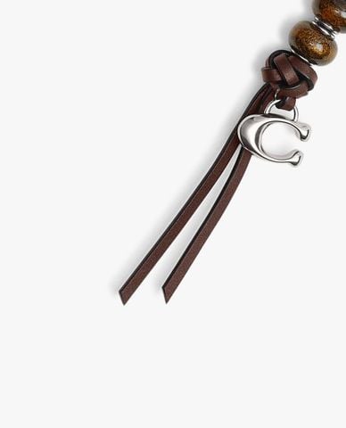  COACH - Móc khóa treo túi unisex phối logo 